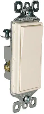 Pass & Seymour Light Almond 15A Premium Decorator Switch Pass u0026 Seymour