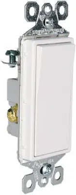 Pass & Seymour TradeMaster Illuminated Decorator Switch 15A White Pass u0026 Seymour
