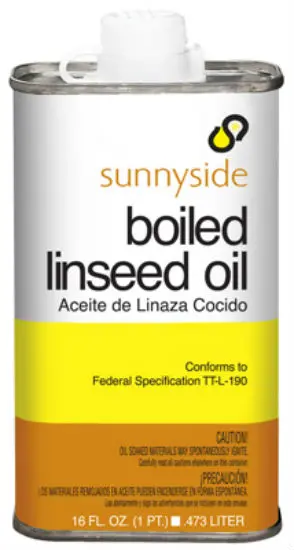 Sunnyside 87216 Boiled Linseed Oil 1 Pint Metal Can Wood Finish Protective Coating
