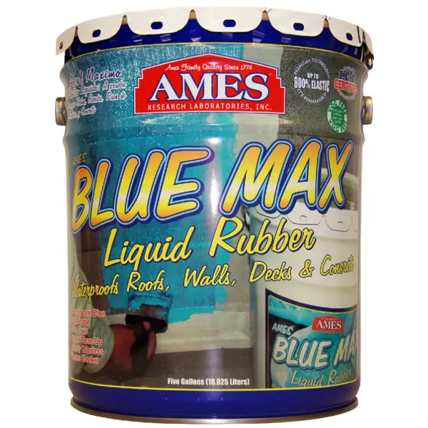 Ames Research BMX5RG Regular Grade Blue Max Liquid Rubber 5 Gallon Waterproofing