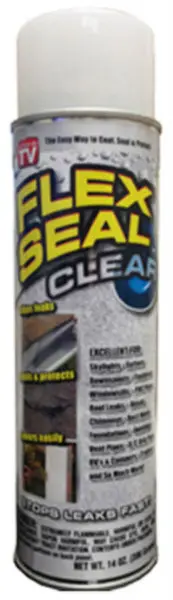 Flex Seal Liquid Rubber Sealant Coating 14 Oz Clear Waterproof Leak Repair