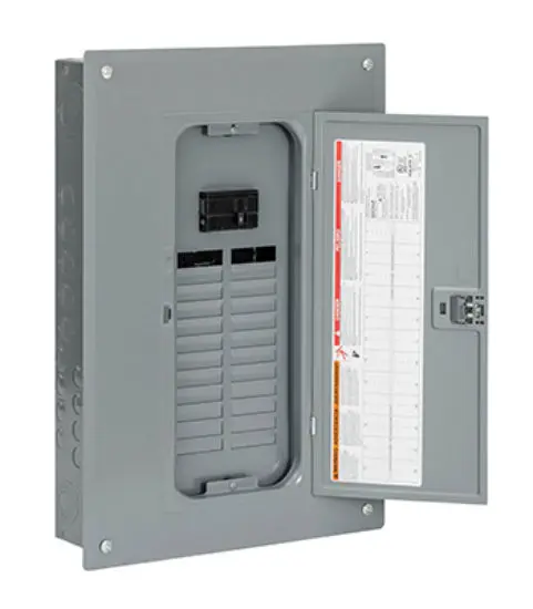 Square D QO124M100PC Main Breaker Installed Load Center 100 Amp QO Panel