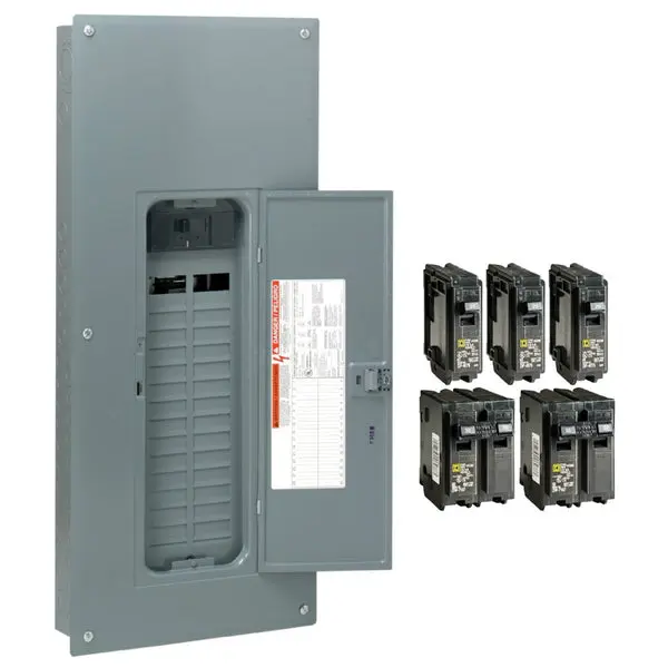 Square-D HOM3060M200PCVP Homeline Main Breaker Installed Load Center 200A Square D