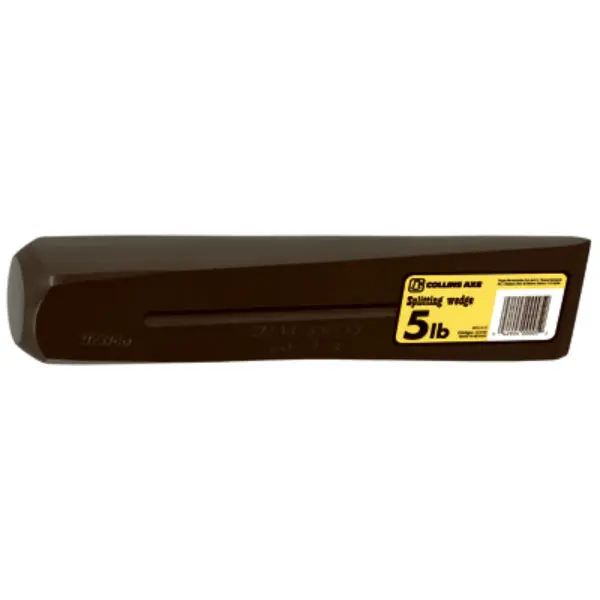 Collins WG5C Square Head Splitting Wedge 5 Lb Heavy Duty Log Splitter Tool