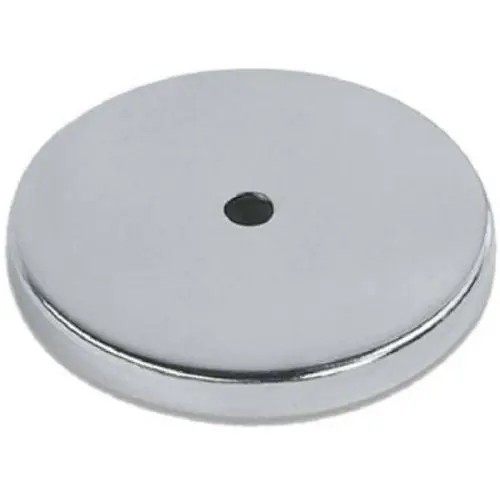 Master Magnetics 07223 3.19-Inch Nickel Plated Heavy Duty Round Magnetic Base