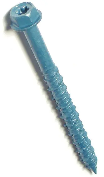 MidWest TorqueMaster Hex Star Drive Masonry Screw 3/16x3-1/4 Inch 100-Pack Midwest Fastener