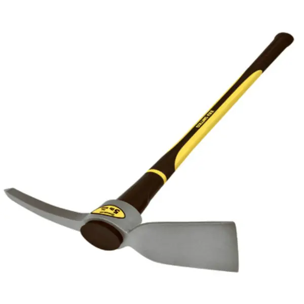 Collins Gardener Pick Mattock 36 Inch Fiberglass Handle 5 Lb Head Digging and Chopping