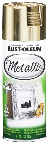 Rust-Oleum 1910-830 Specialty Metallic Spray Paint 12 Oz Gold Decorative Finishes