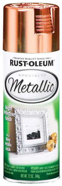 Rust-Oleum 1937830 Copper Specialty Metallic Spray Paint 12 Oz Decorative Finishes
