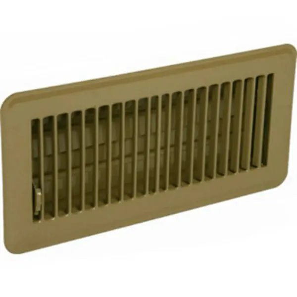 AmeriFlow 456B4X8 Mobile Home Floor Register Brown 4 x 8 Inches Vent Cover