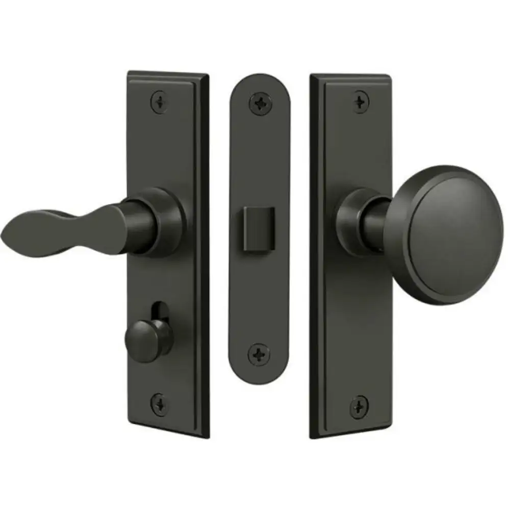 Square Storm Door Latch Mortise Lock - Builders Hardware Equipment Deltana