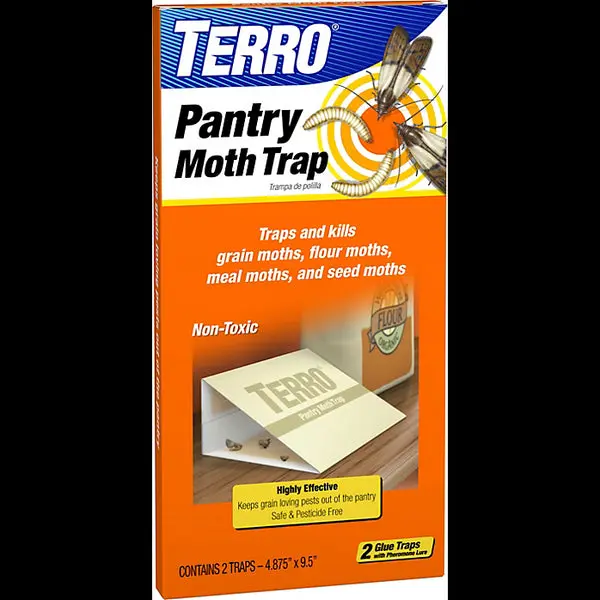 Terro T2900 Pesticide-Free Pantry Moth Trap 4.875 x 11.0 Inch 2-Pack