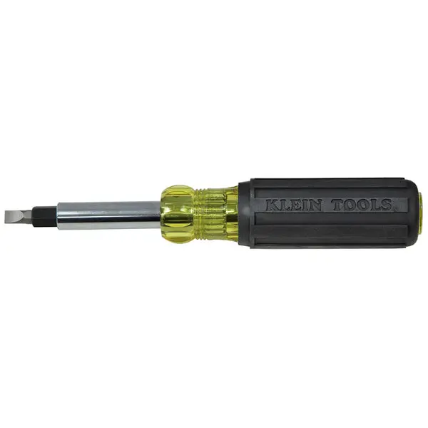 Klein Tools 32557-12CD Heavy Duty Multi Bit Screwdriver Nut Driver 7.9 Inch