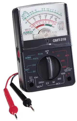 Gardner Bender GMT-318 Professional Quality Analog Multimeter 14 Range