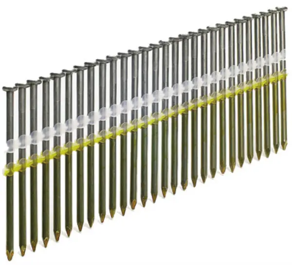 Senco KD27APBSR Full Round Head Smooth Shank Plastic Collated Nail 20° 500-Count
