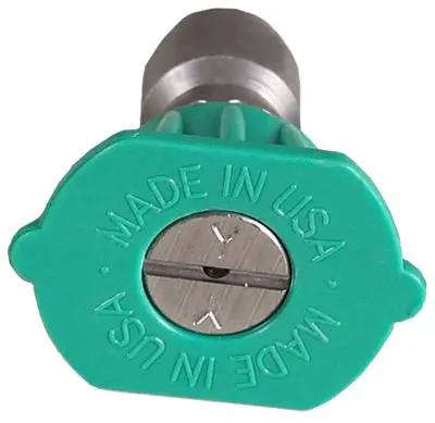 Mi-T-M AW-0018-0303 High Pressure Nozzle 25-Degrees 3.0 Orifice Green