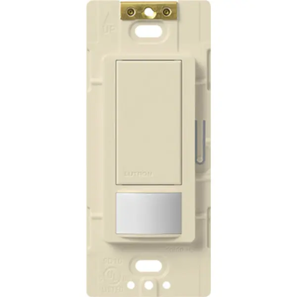 Lutron MS-OPS5MH-LA Maestro Large Room Fan Occupancy Sensor Switch Light Almond