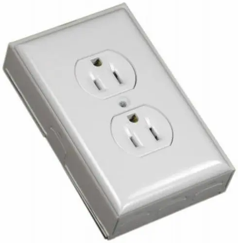 Wiremold B2D Metallic Outlet Kit Ivory Cable Management