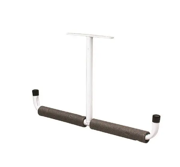 Crawford 13010 Deluxe Overhead Storage Hook White Enamel Finish Garage and Home Organization