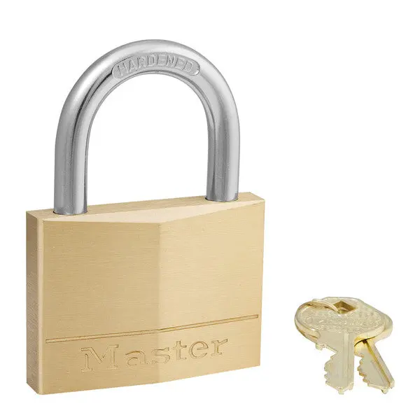 Master Lock 160D Solid Brass 5-Pin Tumbler Padlock 2-3/8" Extra Large Security Lock