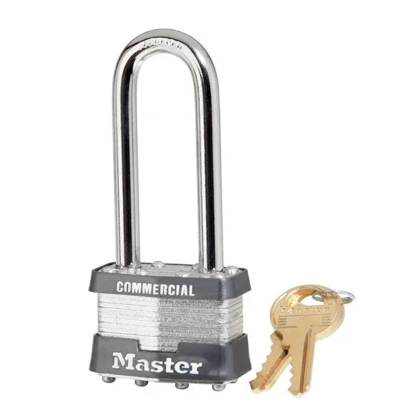Master Lock 1KALJ Keyed Alike Laminated Steel Padlock 1-3/4 Inch Secure Lock