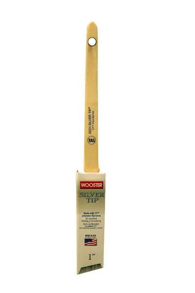 Wooster 5224-1 Silver Tip Thin Angle Sash Paint Brush 1 Inch Professional Brush