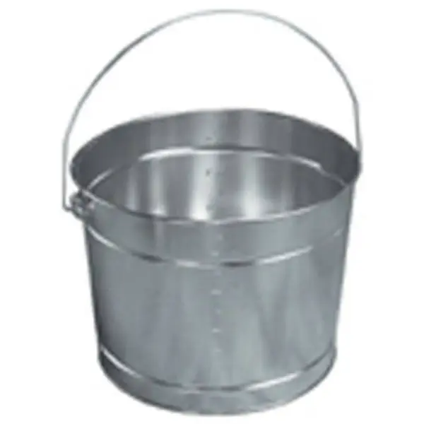 Leaktite 5 Quart Double Ribbed Metal Paint Pail Professional Use