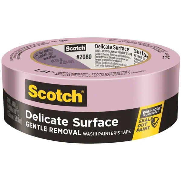 Scotch 2080-36NC Medium Strength Painter's Tape 60 Yards Purple