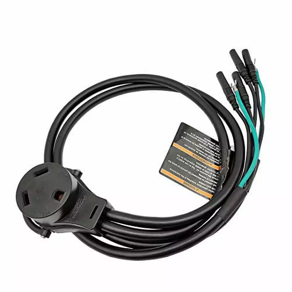 Parkworld 61094 Inverter Generator Parallel Kit Terminals Cable to RV 30A TT-30R Female. 120V. 30A. 3FT