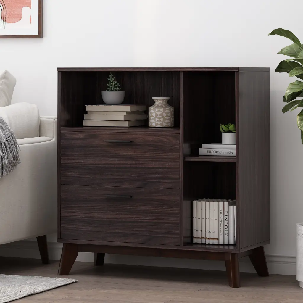 Cabinet Wenge Particle Board Durable Kitchen Cabinet Material nh-bo