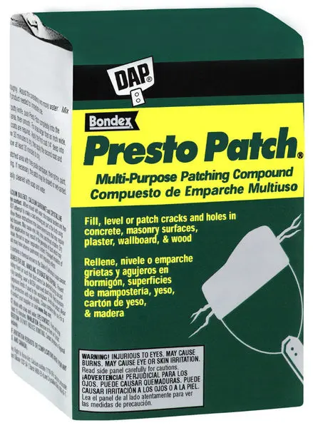 Dap 58505 Presto Patch Multi-Purpose Dry Mix Patching Compound 4 lbs Wall and Ceiling Repairs
