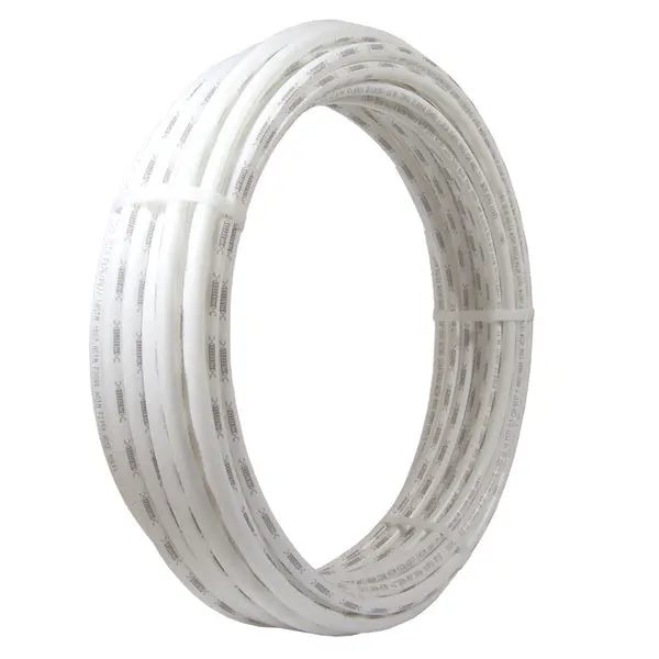 SharkBite U850G50 Pex Pipe Coil Tubing White 1/4 Inch 3/8 OD x 50 Feet