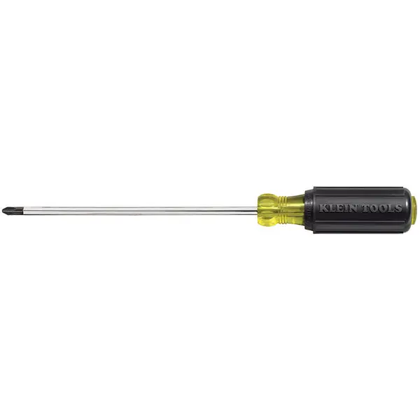 Klein Tools 603-7 Cushion-Grip Philips Screwdriver #2 Round Shank 7" Comfortable Use