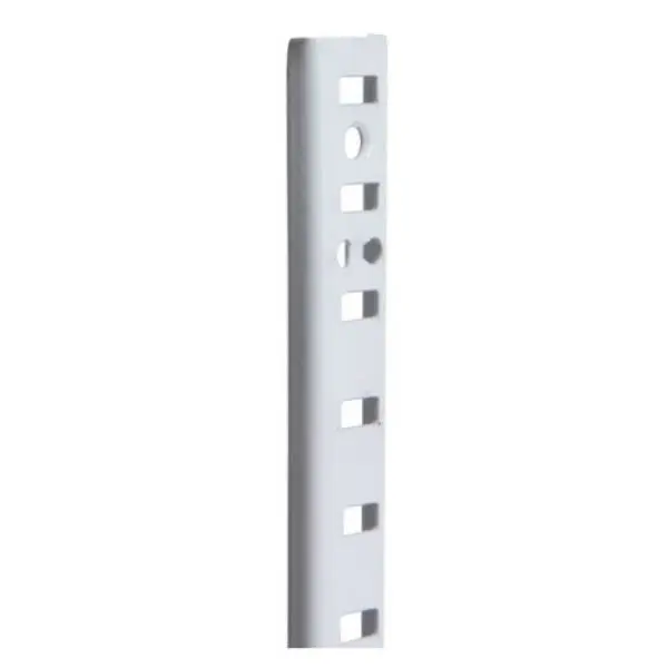 Knape & Vogt Pilaster Strip Standard 255-Series 3 Feet x 5/8 Inch White Shelving Knape u0026 Vogt