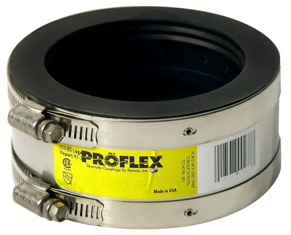 Fernco Proflex Shielded Specialty Coupling 4"