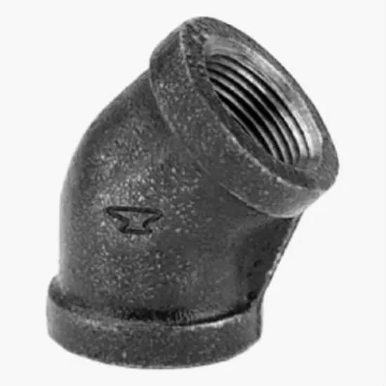 Anvil 8700126405 Black Pipe Fitting Elbow 45 Degree 2 Inch Plumbing