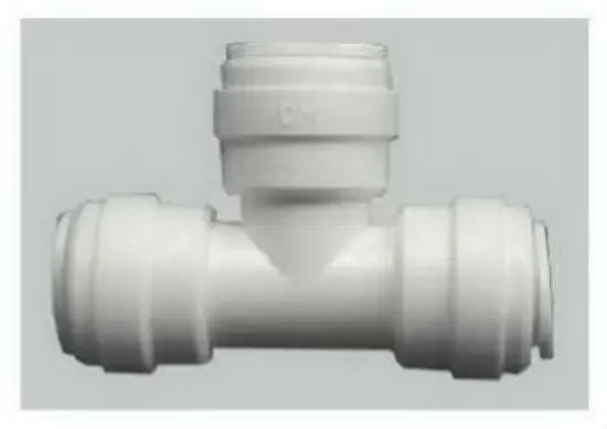 Watts PL-3033 Quick Connect Tee Poly or Soft Copper Tubing 1/2 x 1/2 x 1/2
