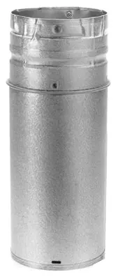 DuraVent 4PVL-A12R 4-Inch Adjustable Pellet Vent Pipe 12-Inch Length