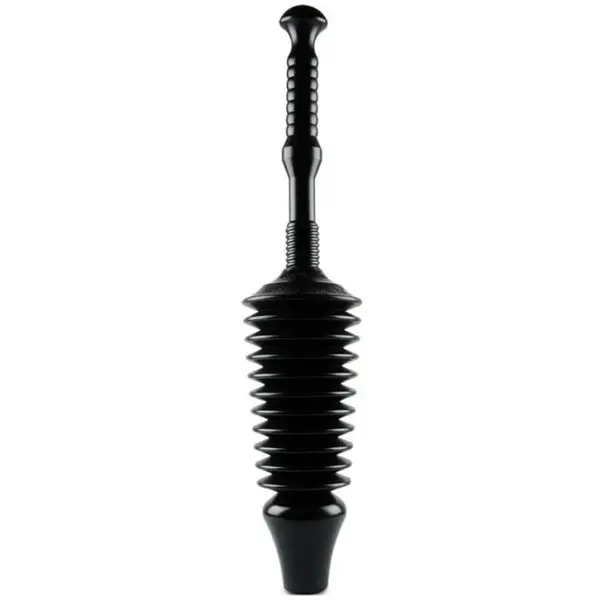 Master Plunger MP-1600 Funnel-Nose Low-Flush Toilet Plunger 1.6 Gallon Black