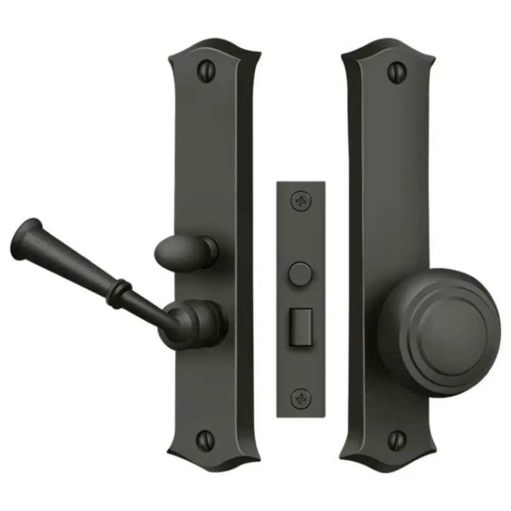 Decorative Privacy Pocket Lock Polished Brass - Low Price Best Builders Hardware Supplies Store Deltana