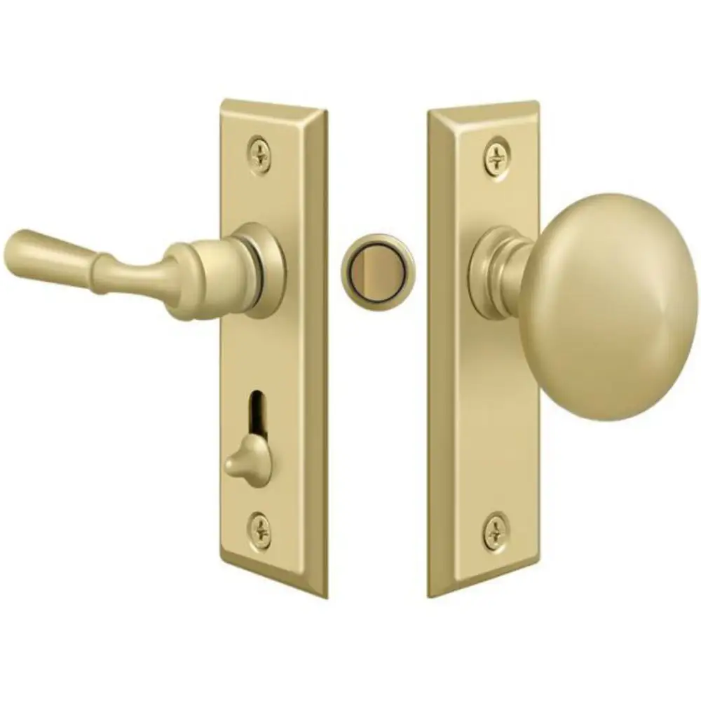 Decorative Passage Pocket Lock Polished Nickel - Home Hardware Repair Supply Deltana