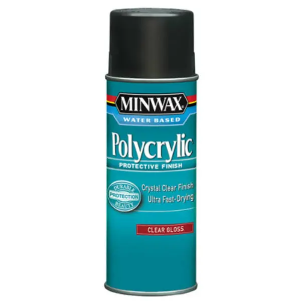 Minwax Water Based Polycrylic Protective Finish 11.5 Oz Clear Gloss