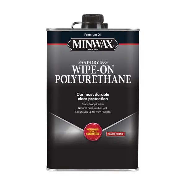 Minwax Wipe-On Poly Gloss Clear Oil-Based Polyurethane 1 Pint