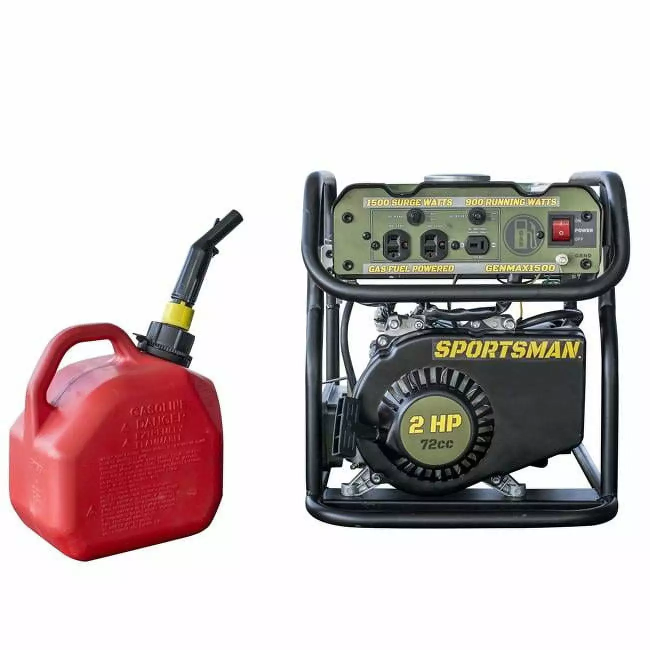 1500 watt Surge Travel-friendly Gasoline Generator Strike3