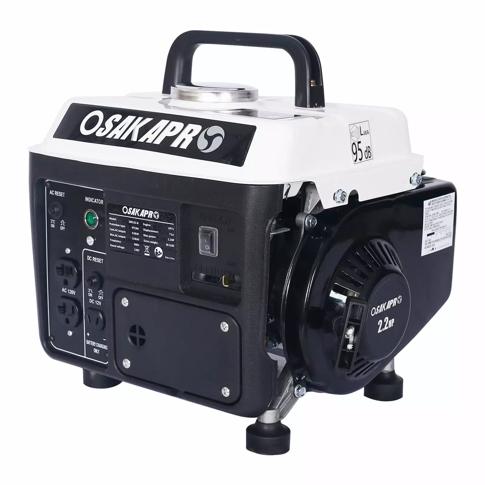 Ufurpie Travel-friendly Generator.Outdoor Generator Low Noise.Gas Powered Generator.Generators Home Use EPA Compliant