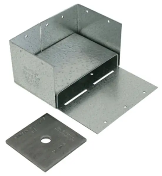 Simpson Strong-Tie ABW46Z Galvanized Adjustable Post Base Wood Posts