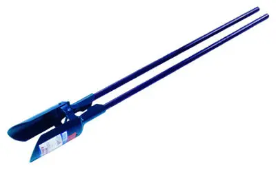 Seymour Lonestar Hercules Post Hole Digger Blue 4 Foot Steel Handles Heavy Duty