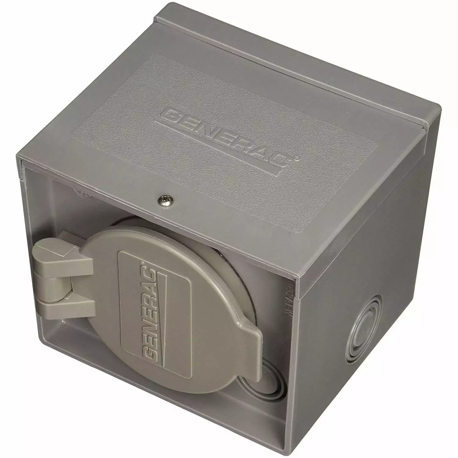 Generac 6340 30 Amp Electrical Power Input Inlet Plug Box Lid