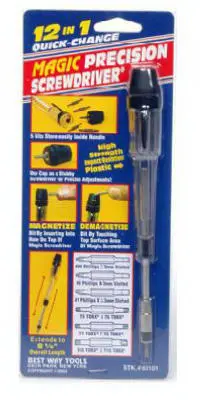 BWT 12--1 Magic Precision Screwdriver Electronics and Small Repairs