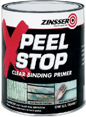 Zinsser 60004 Peel Stop Clear Binding Primer 1 Quart Paint Adhesion